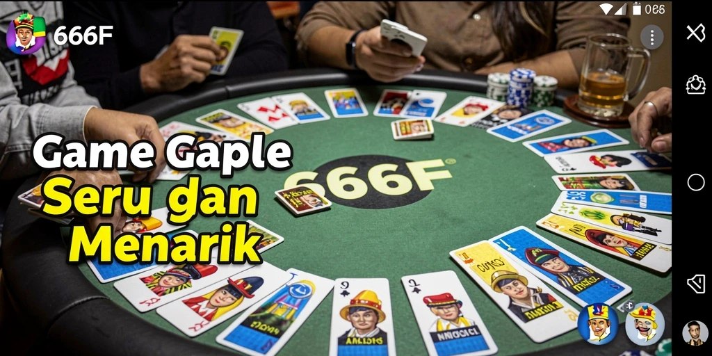 Tampilan gameplay menarik dari game Gaple 666F.