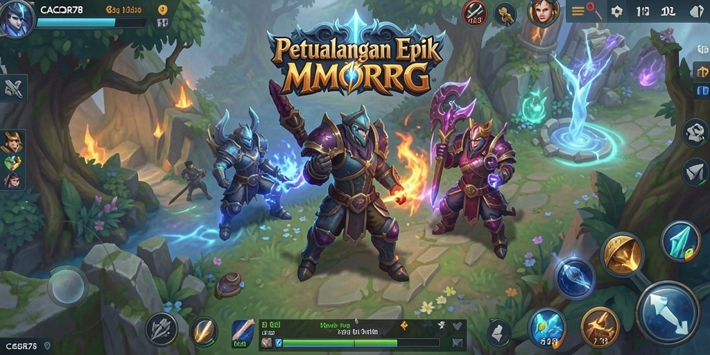 Screenshot gameplay menampilkan petualangan seru dan grafis menawan di CACOR78.