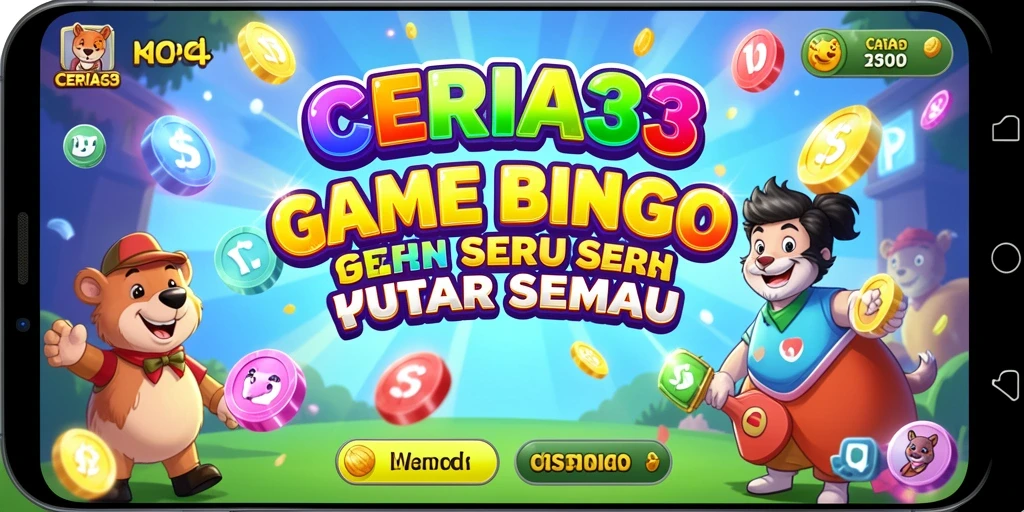 Tampilan gameplay seru dari CERIA33 yang menawarkan pengalaman Bingo menarik.