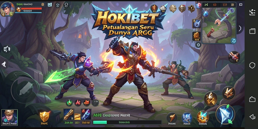 Tampilan gameplay menakjubkan di HOKIBET dengan pertarungan seru.
