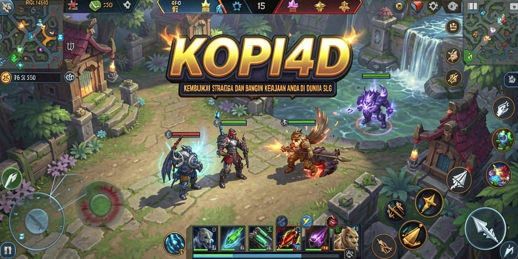 Screenshot menampilkan aksi pertempuran seru di KOPI4D.