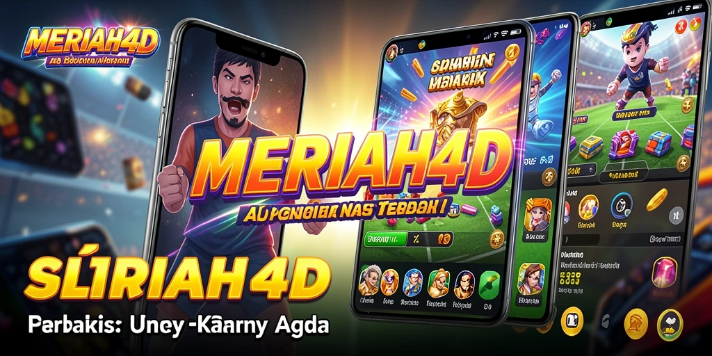 Tampilan utama antarmuka MERIAH4D yang user-friendly.