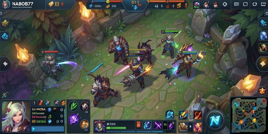 Tampilan gameplay seru dari NABOB77 yang mendebarkan.