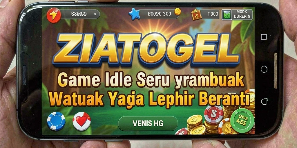 Screenshot gameplay ZIATOGEL menampilkan aktivitas pengumpulan sumber daya yang menarik.